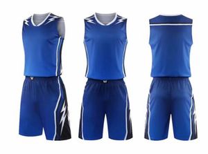 2019 Män Personlighet Basket Jerseys Design Online 2019 Nya Custom Jersey Sats med Shorts Uniforms Kits Sport Mäns Mesh Performance