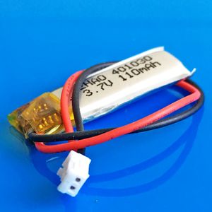 401030 3.7v 110mAh Lithium Polymer LiPo Rechargeable Battery JST ZH 1.5mm 2pin plug power For Mp3 bluetooth Recorder headphone headset pen