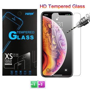 LG Stylo 5 K40 Moto E6 G7演劇etropcs強化ガラス9h 0.33mm Premium Screen Protector iphone 11 Pro X XS Max XR 6 7 8