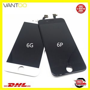 OEM A +++ LCD Painéis Dispaly para iPhone 6 6G 6P 6Plus com digitador de tela de toque livre pela DHL