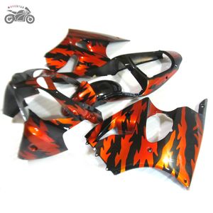 Set carene personalizzate gratuite per kawasaki ZX6R 00 01 02 ZX636 ZX-6R 2000 2001 2002 Kit carena in plastica ABS cinese ad iniezione