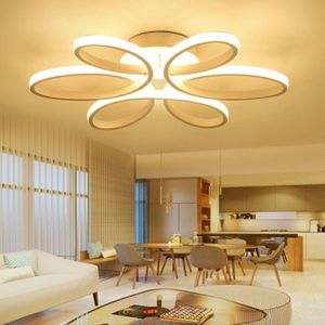 Pendant Lamps Minimalism chandelier aluminum modern flower led ceiling lamp fixture for living study room bedroom