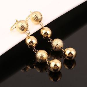 Beads Earrings for Women Round Ball Earrings for Girl Rosary Jewelry Gifts