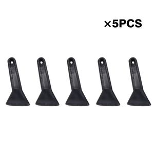 Plast Black Pollen Scrapers för ört Rökning Tillbehör 5pcs Per Pack Smoke Grinder Crusher Pipe Tillbehör