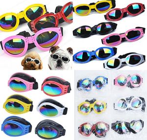 Hundegläser modische faltbare Sonnenbrille mittelgroße Hundebrille große Haustier wasserdichte Brille Schutzbrille UV Sonnenbrille DC570