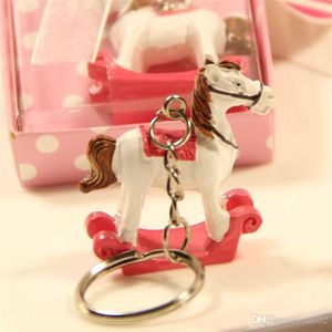 Żywica Baby Shower Favors Key Pierścionki Trojan Klucz Klowy Klamra Cartoon Portable Pierścień ślub Uroczystość Delikatne Klucza Kluczowe 3 5dle1