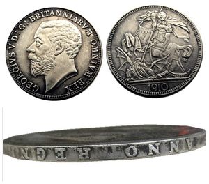 Gran Bretagna George V Silver Proof Pattern Crown 1910 Copy Coin accessori per la decorazione della casa