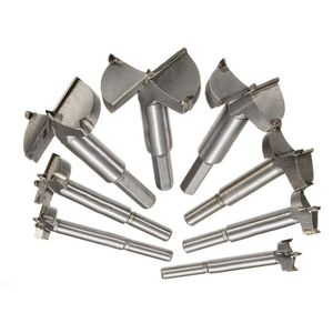 Freeshipping Drill Bit 25mm-60mm Woodworking Hole Saw Set Auger Opener Drilling Wood Plastic Plywood With Round Shank