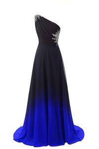 2020 Nyaste Hot Sale Sexy Halter Gradient Prom Klänningar med Long Chiffon Plus Size Ombre Evening Party Gowns Formell Party Gown QC1469