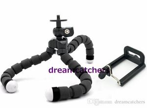 Mini Flexible Octopus Tripod Bracket Holder Stand Leg Mount Monopod Bubble Selfie Stand Adapter for iphone Samsung Camera Smart Phone