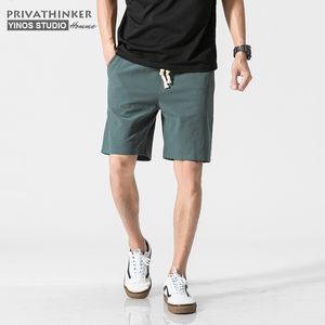 Privathinker Brand Białe bawełniane szorty męskie Letnie Spodenki Męskie Bermuda Casual Deski Krótkie spodnie Man Duży rozmiar Harajuku 2017