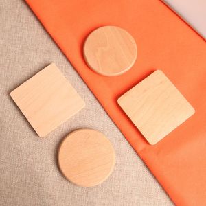 Solid Natural Wooden Coffee Tea Cup Mats Wood Bowl Pad Teapot Drink Coasters Home Kitchen Tools