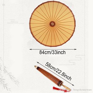 Çok renkli geleneksel yağmur geçirmez kağıt şemsiye zanaat ipek kumaş şemsiye tung yağı şemsiye fotoğraf dekorasyon çapı 84cm bh2166 cy