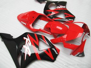 Högkvalitativa Fairings Set för Honda CBR900RR 2002 2003 CBR954 Red Black Fairing Kit 02 03 CBR954RR CBR 954RR QT44