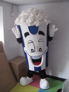 Halloween Super Popcorn Mascot Kostymtecknad Puffed Rice Anime Tema Karaktär Jul Karneval Party Fancy Dräkter Vuxen Outfit