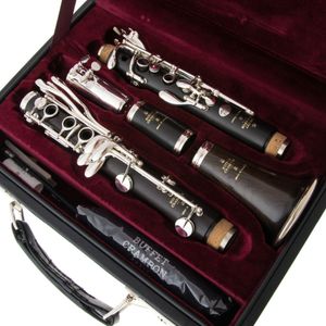 Ny Buffet Crampon Clarinet Professionell nivå Modell Tradition Sandalwood Ebony Wood and Bakelite En klarinett 17 nycklar