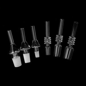 Nector Collector Kits A/B Styles 10mm 14mm 18mm erkek kuvars tırnak uçları Cam Bongs için Dab Aracı