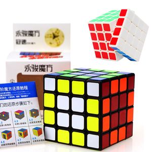 Magic Cube Classic Toys Puzzle 4x4x4 Magiczne Kostki Dorosłych i Dzieci Kolorowe Learning Educational Toy