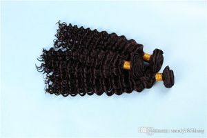 느슨한 깊은 페루 인간 머리 묶음 말레이시아 생 인디언 브라질 3 4pcs 깊은 곱슬 머리 직조 연장 무료