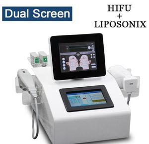 Potente hifu cuero rejuvenecimiento remoción de arrugas liposonix cuerpo adelgazante 2 en 1 máquina de terapia de ultrasonido 2 años de garantía