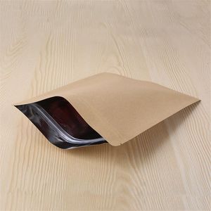 Kraft Paper Mylar Storage Self Seal Packing Pouches Aluminum Foil Heat Seal Packaging Bag