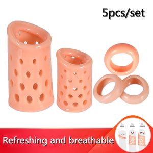 AA Designer Sex Toys Unisex Male Cock Rings Set Breathable Foreskin Correction Delay Ejaculation Penis Rings Chastity Device Sex Toys For Men