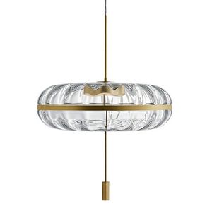 Postmoderne Kupfer Luxus LED Anhänger Lichter Nordic Glas Esszimmer Wohnzimmer Hängen Lampe Schlafzimmer Restaurant Einzigen Kopf Leuchten MYY