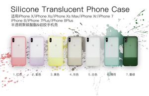 Силиконовый прозрачный чехол для iPhone 11/6/7/8 / 6Plus / 7Plus / 8Plus/X/XS/XR / Xs Max мягкий жидкий Силиконовый тонкий резиновый защитный чехол для телефона матовый