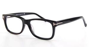 Lyxiga män Optiska glasögon Ram Tom Märke Designer Plank Big Frame Glasögon Ramar För Kvinnor Retro Myopia Glasögon Ramar Med Case 425