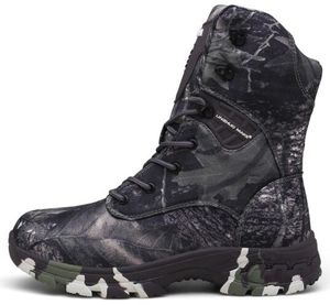 Hot 2022 Män Outdoor Shoes High Camouflage Vattentät Combat Boot Antiskid Militär Stövlar Träning Sneakers Gym Jogging Yakuda Lokal webbutik