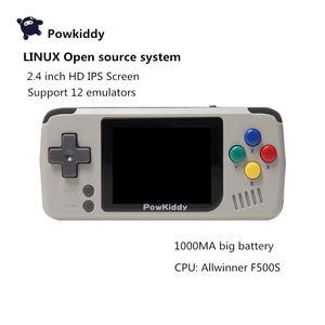 Powkiddy Q70 Open Source Handheld Game Console Nostalgic Host 2.4 polegadas HD tela Retro Mini Família TV Video Consoles