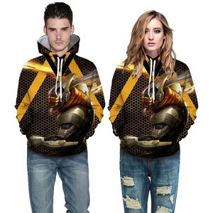 2020 Moda 3d Drukuj Bluzy Bluza Casual Pullover Unisex Jesień Zima Streetwear Outdoor Wear Women Men Bluzy 215005