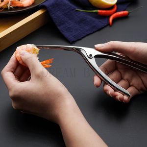 304 stainless steel peeling shrimp artifact kitchen crayfish shell meat extractor shrimp separator peel lobster tool