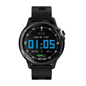 Relógio inteligente IP68 Waterproof Reloj Hombre modo Smart pulseira com ECG PPG Sangue Oxygen Monitor de freqüência cardíaca Health Tracker Sports relógio de pulso