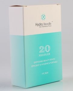 Carimbo de rolo Hydra portátil Aplicador de micro agulhas Garrafa de vidro na pele Beleza facial da pele