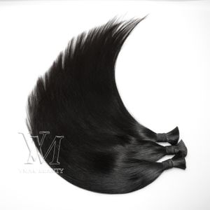 vmae braziliantop quality hair bulk brazilian virgin braidingヘアエクステンションシングル二重描画