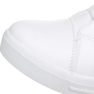 Gorąca Sprzedaż-Kobiety Wedge Platformy Buty Spniedane Toe Zwiększenie Creepers White Srebrne Sneakers Gumowy Brogogroge Leather Lace Up Heel Heel Buty