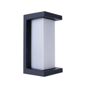 Lâmpadas de parede ao ar livre quadrado LED SCONCE Luzes Lâmpada Moistureproof impermeável candelabros Villa porta da porta da frente