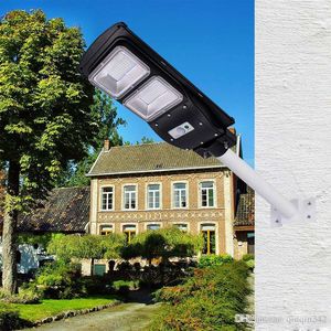 New Solar Street Light 20W 40W 60W IP65 Integrated PIR Motion Sensor All In One Solar Street Light with Pole Remote Control