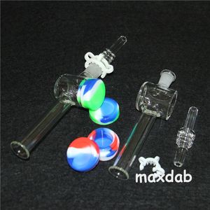 hookahs Quartz banger Mini Nectar with Filter Tips Tester Straw Tube Glass Water Pipes Smoking Accessories