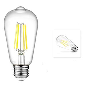 KWB LED Filament Edison Bulb 2700K Ciepłe białe 4W / 6W / 8W 2 sztuk