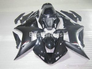 100% passning. Injektionsgjutningsmaskin för Yamaha R1 2002 2003 Svart Fairings YZF R1 02 03 LU78