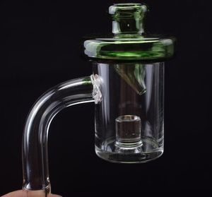 25 mm XL Quarzkern-Reaktor-Banger mit Glaskurbel-Vergaserkappen, 10 mm, 14 mm, 18 mm Quarz-Banger-Nägel für Bongs, Wasserpfeifen