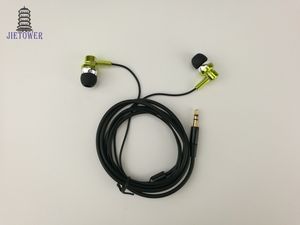 Dickdraht Headset Kopfhörer direkt ab Werk Großhandel Ohrhörer billig gold blau rosered Vergoldung für iPhone CP-12 300pcs