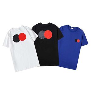 Tide Design Men's T-Shirts Casual Black Red Patchwork Short Sleeve T Shirt Fashion Geometric Hip Hop Tee Top Men