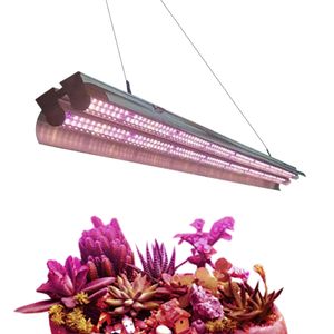 Wholesale t5 led grow lights resale online - 2ft ft ft T5 LED Grow Lights Full Spectrum Integrated Double Tube T5 HO Bar Growing Lamp Fixtures Plug in ON Off Pull Chain Included