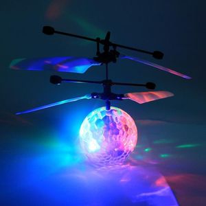 2017 New arrival Led toy RC Helicopter RC flying ball flying toys RC infrared Induction Ball with Flashing Lighting Colorful kids toys