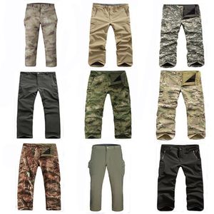 Camoufalge TAD Softshell-Hose für Herren, Outdoor-Sport zum Wandern, Camping, winddichte Hose, Armee, taktische Jagd, Ganzkörperhose