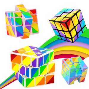 Unequal Magic Cube Puzzle Magic Game Toys Adult and Children Colorful Learning Educational Toy Gifts 3x3x3 layer