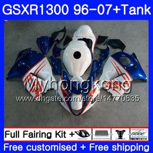 Suzuki GSXR 1300 1996 2002 2003 2004 2004 2006 2007 333hm.118 GSXR-1300ブルーホワイトGSXR1300 HAYABUSA 96 02 03 04 05 06 06フェアリング